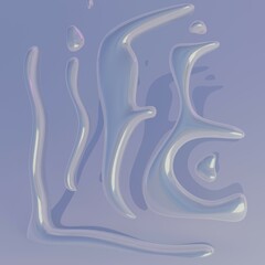 Obraz premium Melton 3d type