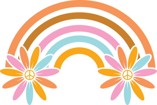 Peace, Love, Music Illustration On Rainbow Sunburst Background Banco de  Imagens Royalty Free, Ilustrações, Imagens e Banco de Imagens. Image  17531367.