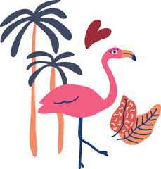 Cute safari wild animal ,illustration, african animals  kids, children clipart,