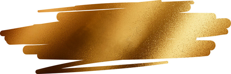 Gold abstract nature art  doodle illustration