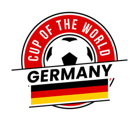 Germany Team Badge for Football Tournament