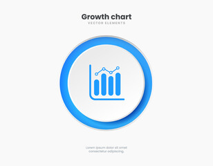 Financial analysis stats icon set. Growing graph set. Business chart with arrow. Growths chart collection. Progress bar. Bar diagram. Growth success arrow icon. Progress symbol. Chart increase.