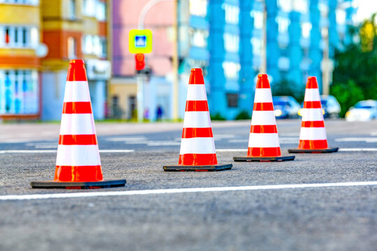 road construction cones