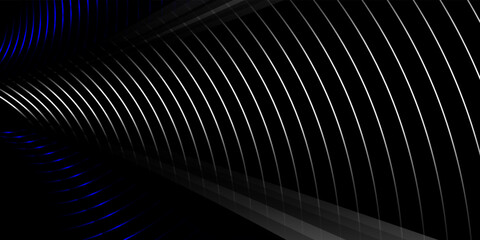 Abstract black blue and silver futuristic background