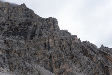 Fototapeta na wymiar Via ferrata Ivano Dibona, Dolomites Alps, Italy 