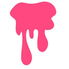 Spray paint . Colorful illustration  of splashes, liquids of decorative shapes. cartoon illustration isolate on white background 