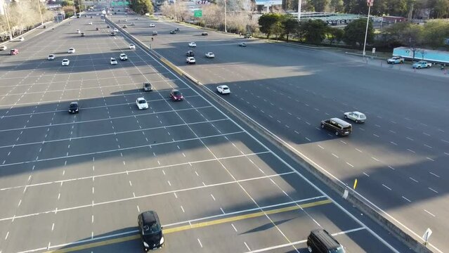 Transit of the Riccheri highway in Buenos Aires at the exit of Aldo Bonzi