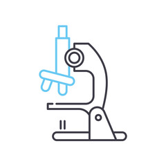 research line icon, outline symbol, vector illustration, concept sign