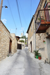 The beautiful village of Arsos in the province of Limassol, in Cyprus
