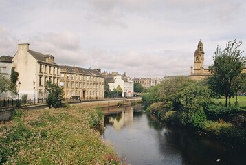 Paisley and the White Cart Water, Scotland.