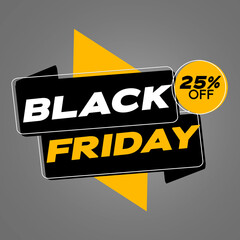 black friday, vector, discount banner, promotion