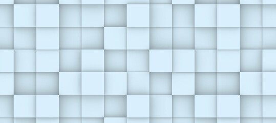 White graphic square pattern design abstract background