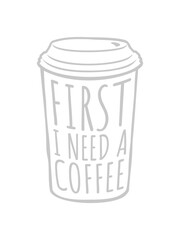 First I need Coffee 
