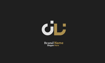 Alphabet letters Initials Monogram logo DV, VD, D and V