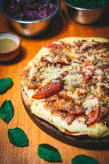 Comida, pizzeria y hamburguesas