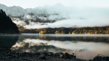 Mountain landscape in Bavaria