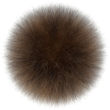Soft Animal Fur with Different Shades of Brown