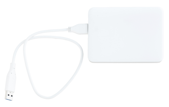 External Hard disk with USB cable