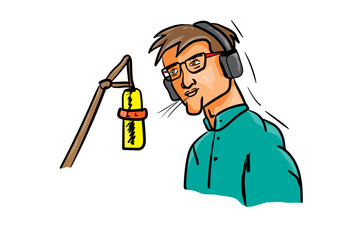 a singer performs with a jazz or pop group