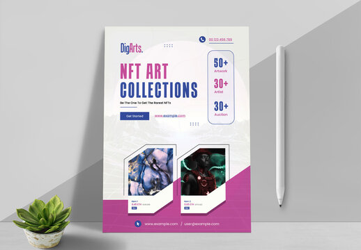 NFT Art Collection Flyer