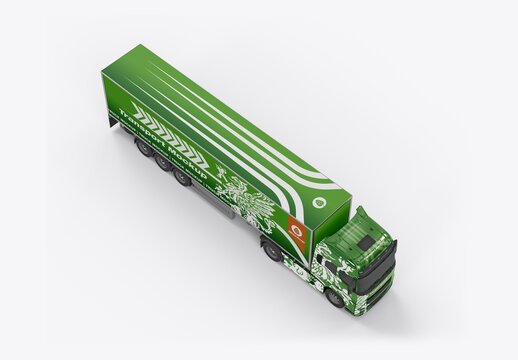 Heavy Truck Mockup