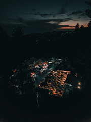 View of nathia gali night travel pakistan 