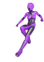 super soldier female is landing