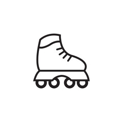 skates icon logo vector design template
