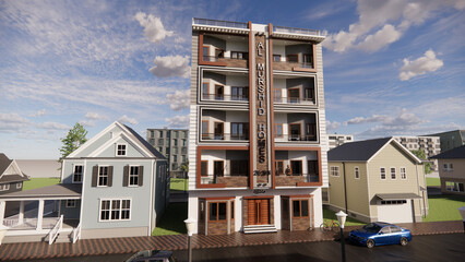 flat exterior 