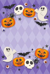 ハロウィンの背景