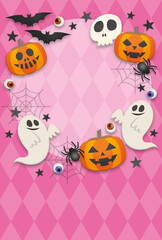 ハロウィンの背景