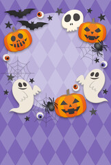 ハロウィンの背景