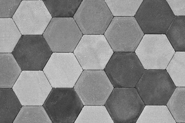 gray background,in the photo decorative finishing tiles for the sidewalk