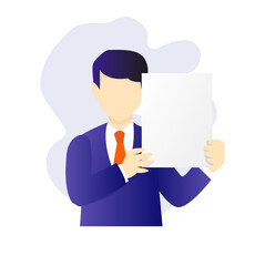 office workers with documents. business style work in the office