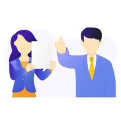 team, teamwork. men and women in strict suits office workers.