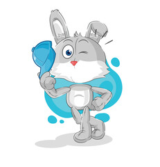 rabbit young boy character cartoon