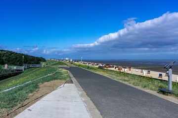 Horizontal photo of the Cuxhaven skyline