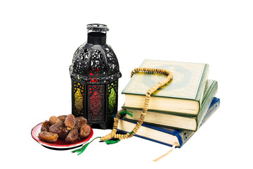lighted Lantern style Arab or Morocco vintage candle lantern for Muslim community holy month Ramadan Kareem