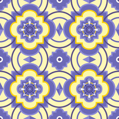 Luxury Traditional Ornamental Design. Modern Seamless Floral Pattern. Vector Illustration. For Interior Printing,Design, Web And Textile Design.