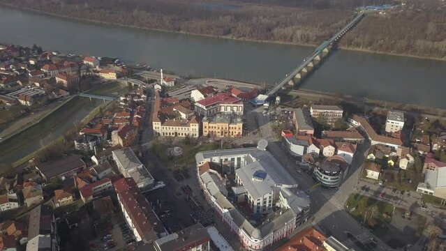 View of Brcko, Bosnia and Herzegovina