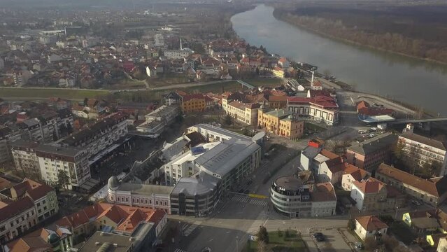 View of Brcko, Bosnia and Herzegovina