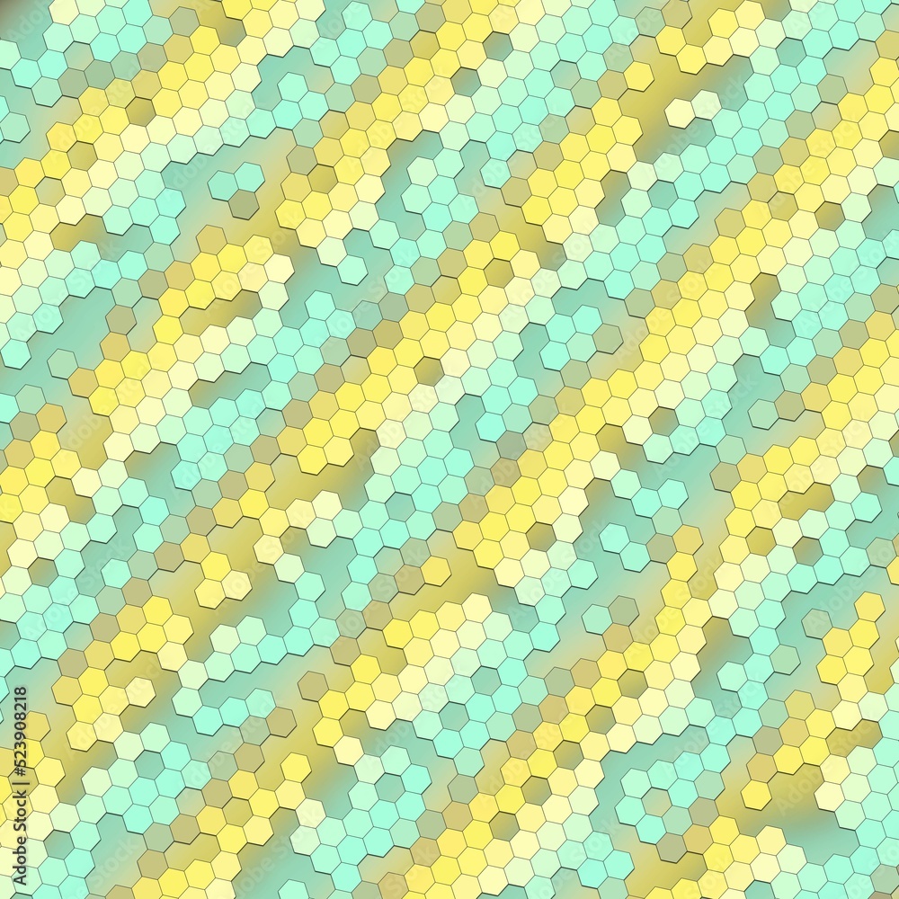 Poster abstract multicolored low poly mosaic hexagon style background bright geometric hexagon imaginative