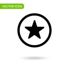 star line icon. minimal and creative icon isolated on white background. vector illustration symbol mark