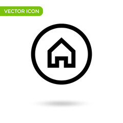 house line icon. minimal and creative icon isolated on white background. vector illustration symbol mark