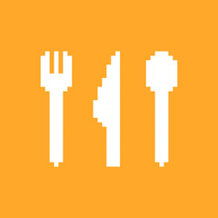Simple cutlery icons 