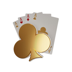 3D Playing Card Element