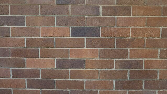 Dark Brown Brick Wall Background