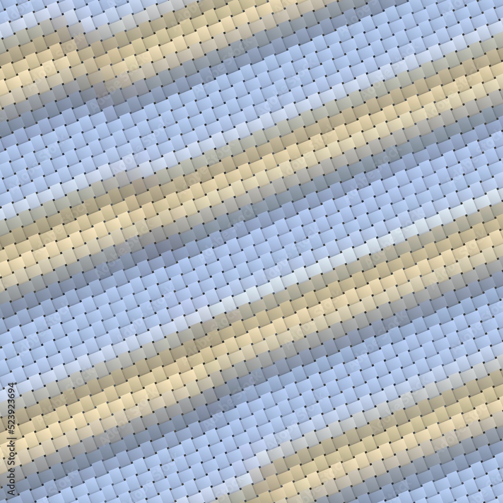Poster an interlaced fiber checkered surface elements wicker plastic weave pattern texture background.