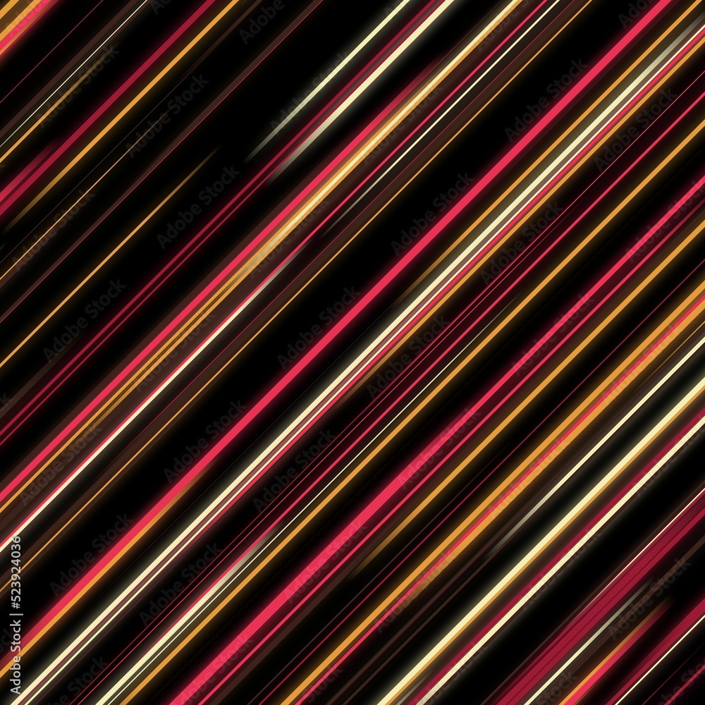 Poster diagonal striped glowing lines neon stripes with bright colorful abstract motion and speed lines