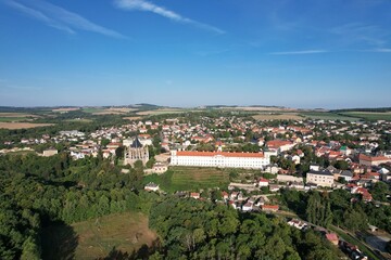 View of Kutna Hora with Saint Barbara's Church that is a UNESCO world heritage site,Czech...